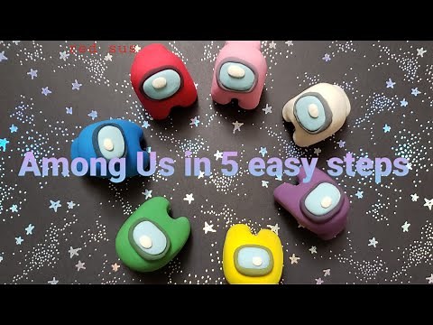 Crayola Model Magic Clay - How to make Among Us characters in 5 easy steps