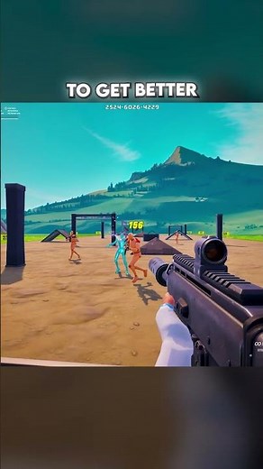 FIRST PERSON Practice Map for Fortnite Ballistic! 🎯