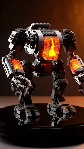 Unveiling the Lava Mech Masterpiece 🌋🤖 | LEGO MOC Tutorial with Stunning Molten Core!