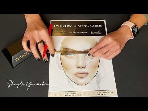 How to make Symmetrical Eyebrows in Microblading
