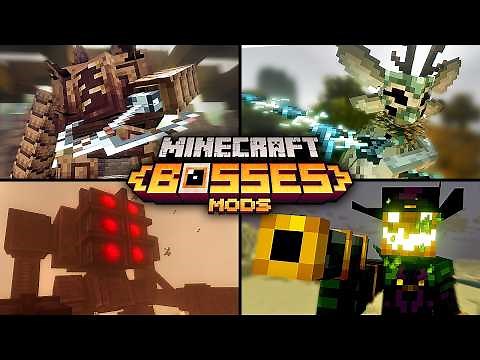Top 10 Mods That Add Bosses To Minecraft (Part 3) | 1.20.1 / 1.21.x