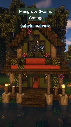 Mangrove Swamp Cottage Tutorial - Build Your Dream Minecraft House