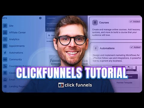 ClickFunnels Tutorial for Beginners & How To Set Up Your First Sales Funnel Using ClickFunnels