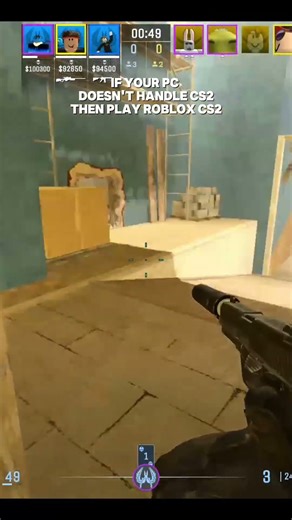 if your pc doesn't run cs2 then play this game #shorts#csgo#roblox#fyp#foryou#yt#ytshorts#shortsfeed