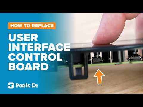 GE Dishwasher User Interface Control Board Replacement | GDT550PYR7FS | WD21X33545 | Parts Dr