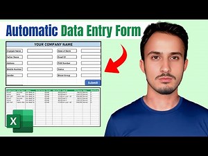 How to Make Automatic Data Entry Form in Excel | Excel Automatic Data Entry Form