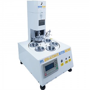 PPX Electric Automatic Button Making Machine.High speed, high volume production in 30 different sizes. - My Button Machine