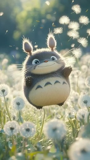 かわいいトトロの3Dダイナミック壁紙を無料で！