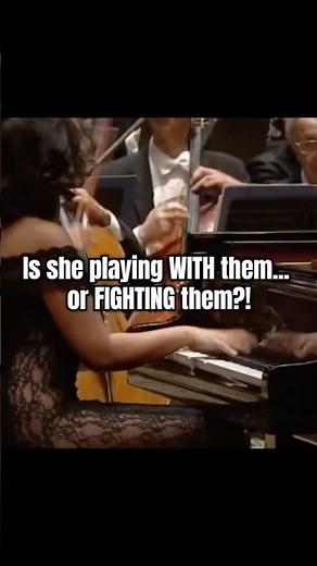 Khatia Buniatishvili’s Wild Piano Duel with Orchestra!