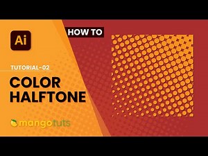 How to Create Color halftones step by step | Adobe Illustrator Tutoial
