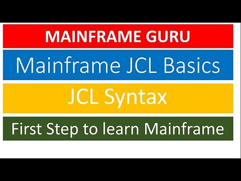 Mainframe JCL Basics & Syntax | Job Control Language | Mainframe Guru | First Step to Learn
