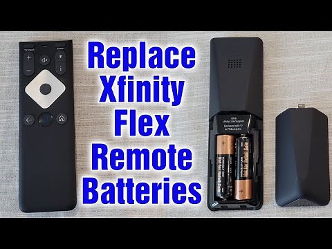 How To Replace Batteries On Xfinity Flex Remote