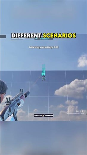 4 EASY and FREE steps to FINDS your SENSITIVITY #fortnite #fortnitesettings #fyp #fortnitebr