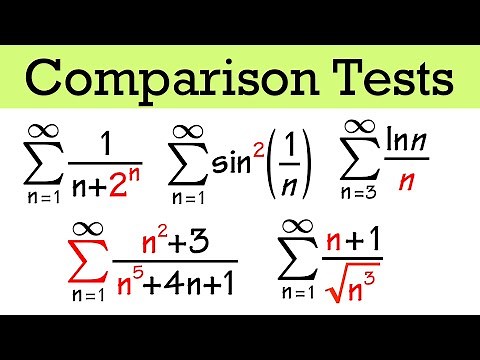 Direct comparison & limit comparison tests (8 examples) Calculus 2