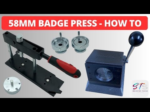 58mm Badge Press Assembly & First Run Tutorial