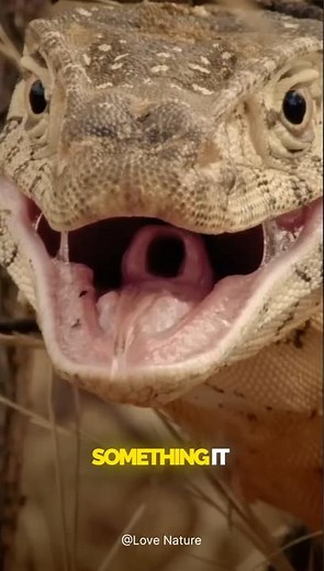 This lizard ate a big snake. #snake #wildlife