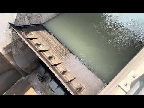 Dam Flap Gate Closure After Reservoir Level Drops