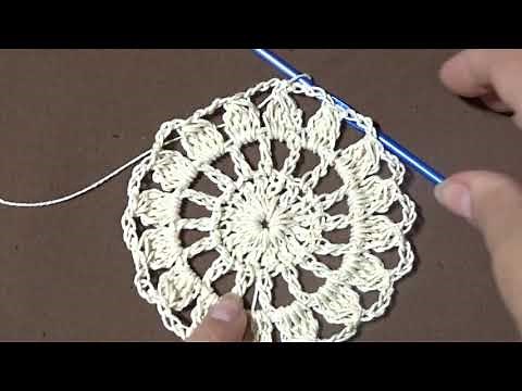 CARPETA O PAÑO A CROCHET ( MUY FACIL)