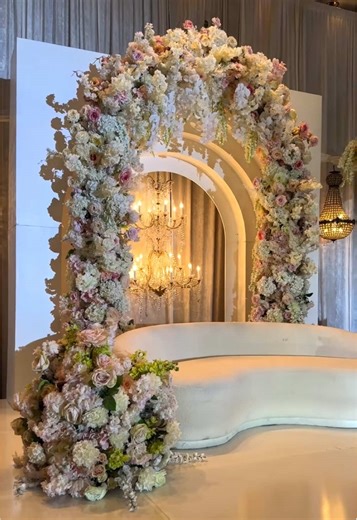 A soft and romantic setup for Mustafa & Amany’s wedding reception 🤍 . . . . . #HoustonWeddings #LuxuryWeddingPlanner #WeddingReceptionInspo #WeddingDayDecor #RashaDesignHouse