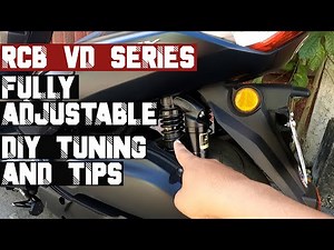 RCB VD SERIES SUSPENSION TUNING AND DIY TIPS | YAMAHA NMAX | YAMAHA AEROX