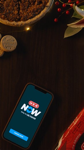 Stay stocked up through the season of giving with H-E-B Now. | Favor Delivery
