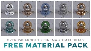 Free Arnold Material Pack for Cinema 4D - The Pixel Lab