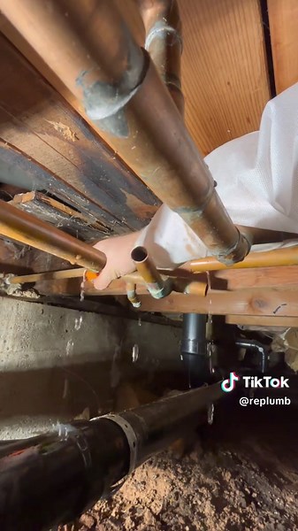 repairing a copper leak | copper tubing