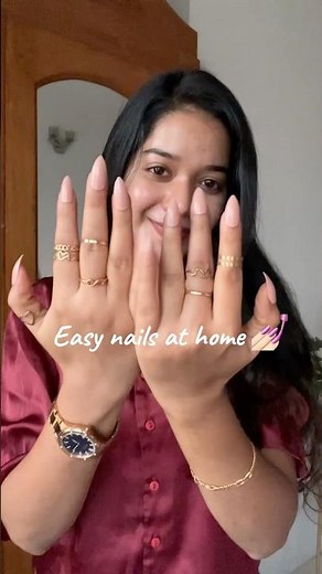 Press-On Nails Tutorial | Guys it’s so easy ! 😇💅🏻