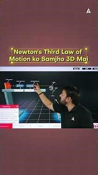Newton's Third Law 3D Explained (Spring Balance Experiment) | Class 11 Physics & NEET | Nishant Sir