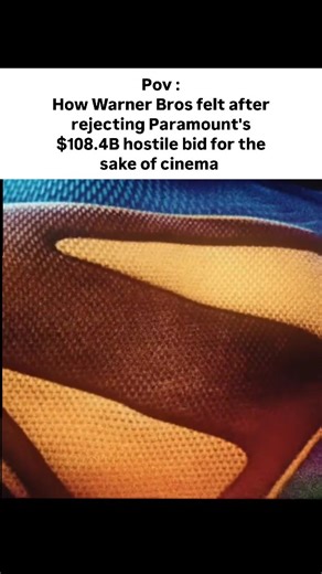 𝗖𝗶𝗻𝗲𝗽𝗵𝗶𝗹𝗲 on Instagram: "Context : Warner Bros. Discovery is likely to reject Paramount Skydance's $108.4 billion hostile takeover bid, with its board set to recommend shareholders vote against the offer. The decision is driven by concerns over Paramount's financing and terms, as well as Warner Bros.' existing agreement with Netflix. Netflix has agreed to acquire Warner Bros.' non-cable assets, including its film studios and HBO Max streaming service, in a deal valued at up to $83 billi