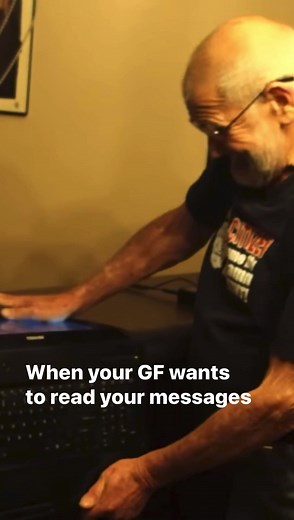 When you’d rather break the computer than let her Lmao | The Angry Grandpa