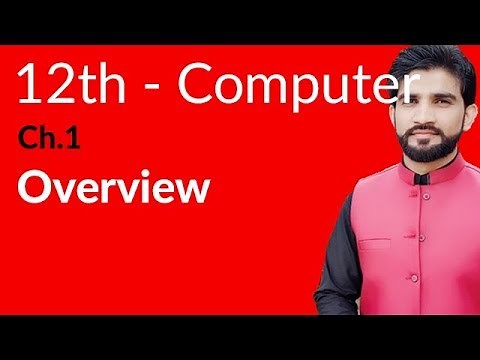ICS Computer Part 2, Ch 1 - Overview About Data Basics - Inter Part 2 Computer
