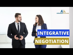 Integrative Negotiation ⚖️ the involved parties work together to find a solution