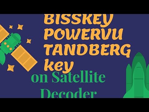 Tutorial on how to unscramble channel by inputting bisskey,powervu,tandberg key on satellite decoder
