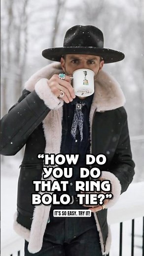 How to do the Bandana & Ring Bolo Tie!