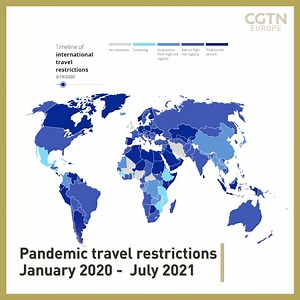 🌎🤔 Which countries were quickest to introduce border controls when the COVID-19 pandemic hit in 2020 - and which were the last? This map by the International Organisation of Migration shows how restrictions spread across the globe. #covid19 #Border #Migration | CGTNEurope