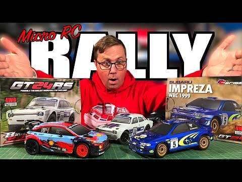 AWESOME Micro RC Rally Cars! 8000kv Brushless! Carisma GT24