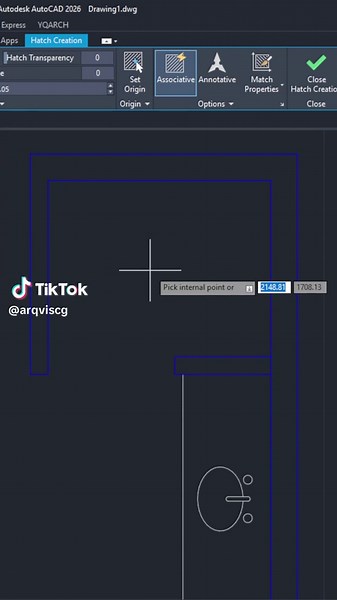 Cómo crear HATCH en espacios abiertos con este tip secreto