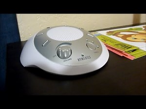 Review of HoMedics White Noise SoundSpa - Portable Sound Machine for Infant Sleep Aid