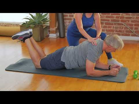 Modified Plank Exercise For Back Health and Core Stability For 50 and Over
