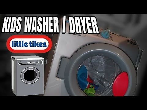 KIDS WASHING MACHINE! - Little Tikes First WASHER/DRYER (Pretend Play Series) - UNBOXING & REVIEW!