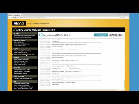 Ansys License Management Center Overview