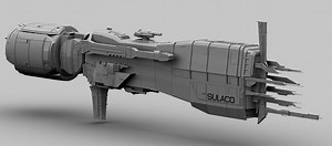 USS SULACO | 3D model