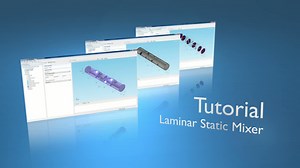 Particle Tracking in a Laminar Static Mixer