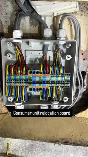 Home Consumer unit relocation #electricalinstallations #electricalupgrade #homeimprovementuk