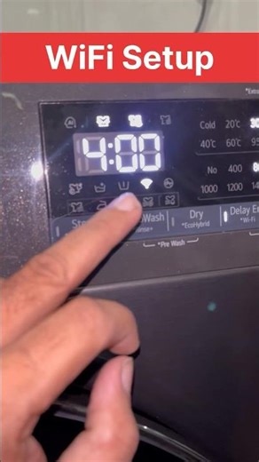 Lg washing machine WiFi setup
