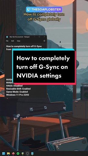 How to Completely Turn Off G-Sync on NVIDIA Settings