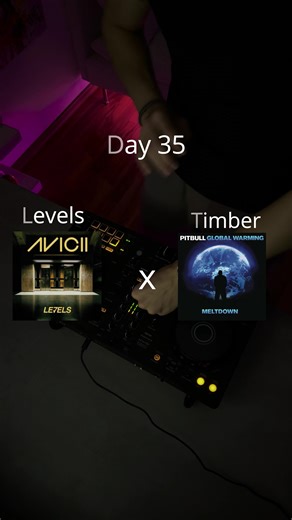 Day 35 – Beginning as a Bedroom DJ on the road to my first gig 🔥🎧 Levels → Timber #dj #bedroomdj #viral #firstgig #mashup