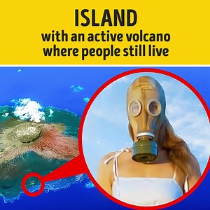 Island with an active volcano where people still live | Bright Side