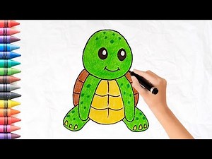 Learn How to Draw EASY Turtle Drawing SIMPLE STEP BY STEP